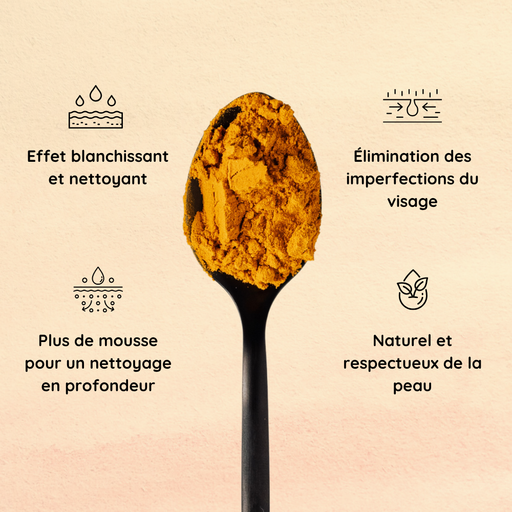 Pads nettoyants au curcuma